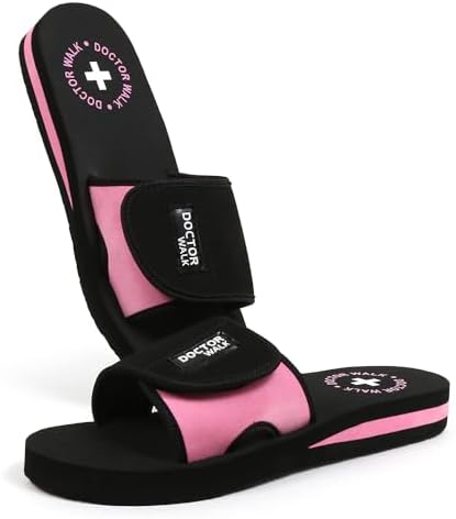 Doctor Walk Super Soft Ortho Slippers for Women (Dw-029-pink) Flip-Flop