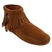 Minnetonka Women's Concho/Feather Side Zip Boot