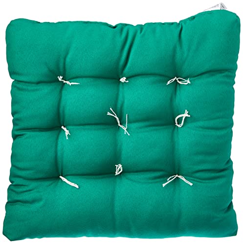 Artesanal Teares, Assento Futton Liso Oxford 0.4 X 0.40, Verde Bandeira