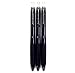 Pentel Ballpoint Pen Vicuna X, 0.5mm, Black Ink(BX105A-A), 3 pens per Pack (Japan Import) [Komainu-Dou Original Package]