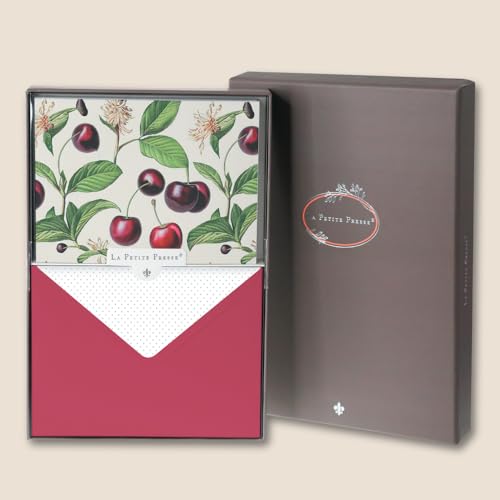 Magnolia Designer Cards by Graphique Luxe Collection, Silver Foil Embossed Stationary Boxed Set, 10 Blank Cards with 11 Envelopes, All Occasion Greetings, 5.25" x 3.8" - Image 4