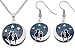 Produktbild Cat & Moon Emaille Halskette & Ohrringe Set
