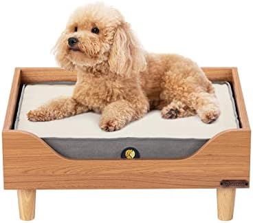 Veehoo Wooden Elevated Dog Bed – Durable Raised Wooden Pet Bed Frame for Small, Medium and Large Dogs and Cats, Dog Couch Sofa Furniture for Indoor Outdoor Use Veehoo Wooden Elevated Dog Bed – Durable Raised Wooden Pet Bed Frame for Small, Medium and Large Dogs and Cats, Dog Couch Sofa Furniture for Indoor Outdoor Use