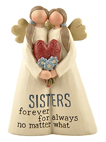 Heaven Sends Sisters for ever angel ornament