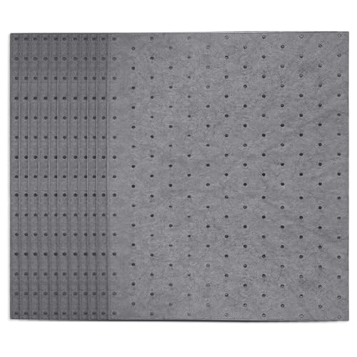 12pcs pig mat oil absorbent pads, absorbing sheets for water and oil spills, absorbent pads for cleanup (12pcs)