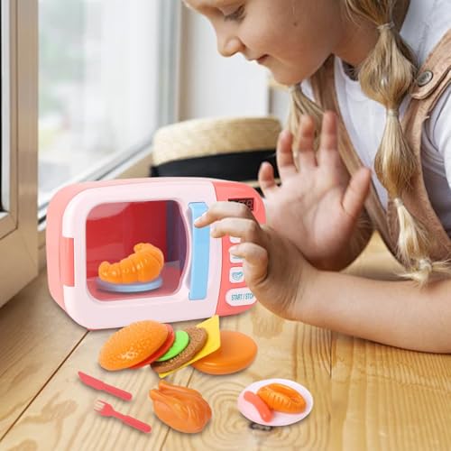 Micro-ondes jouet de cuisine avec son et minuteur interactif - 7