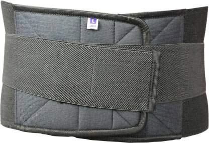 Mahvi Toys Lumber Sacro Contour Belt for Wait, Back & Abdomen Support for relief & comfort Waist Support (Grey) (M)