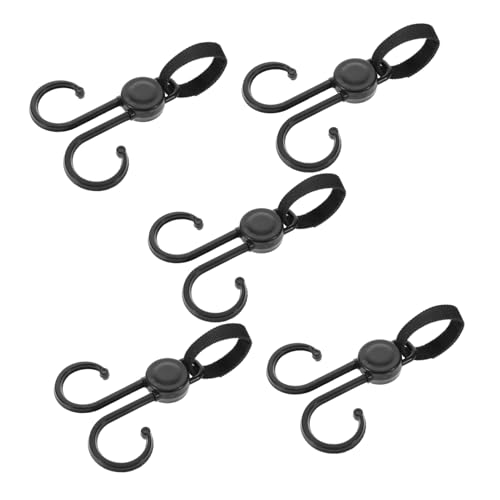Cabilock 5pcs Stroller Hooks for Baby Carriages Universal Stroller Organizers Wheelchair Hooks Heavy Duty