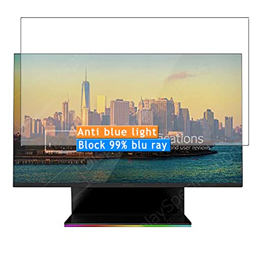Vaxson 2 Stück Anti Blaulicht Schutzfolie kompatibel mit Razer Raptor 27 27' Monitor Bluelight folie folien Displayschutzfolie ( nicht Panzer Schutz Glas folie SchutzGlas nicht PanzerGlas ) Neue