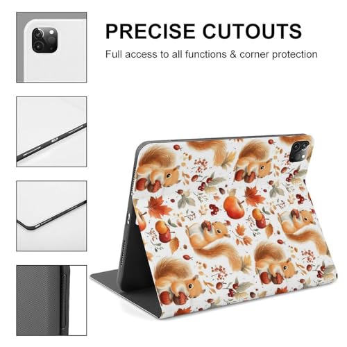 Coque fine iPad Pro 11 imprimé écureuil et veille automatique