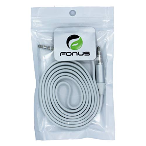 Cable Auxiliar de Audio Jack 3.5mm 3 pies plano miniatura 2