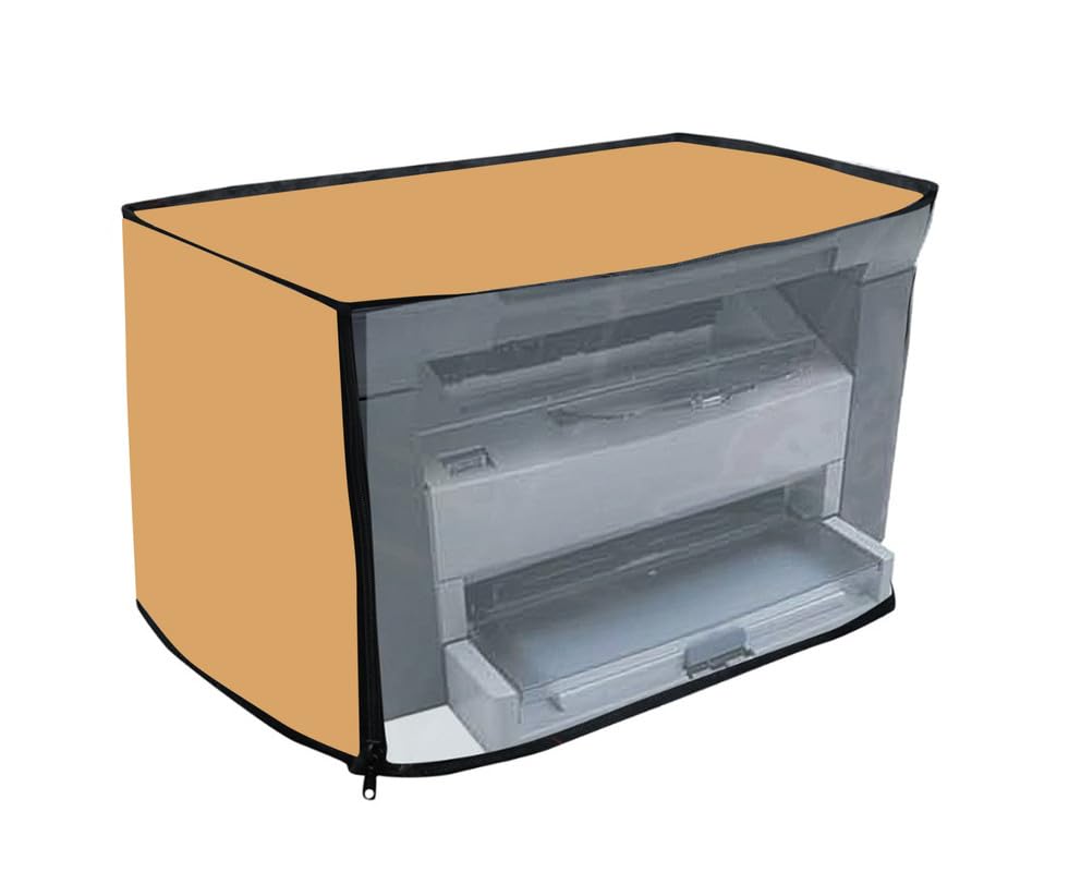 Image of Printer Cover for HP M1005 Printer with Zipper for Dust Protection (17 x 11 x 11.12) Inches, Beige