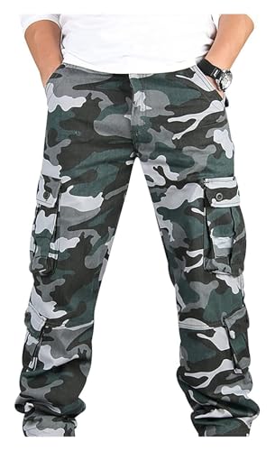 Pantalon cargo d'extérieur bleu pour randonnée et running confortable homme