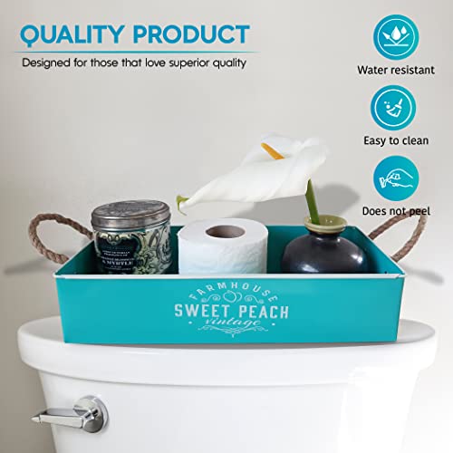 Mahinoko 18 PCs incl 17 Tiered Tray Decor Items Mini & Farmhouse Decor Box - Best House Warming Gifts New Home Women - 2 Tier Tray Decor Items for Women - Mom Birthday Gifts for Women - Image 2