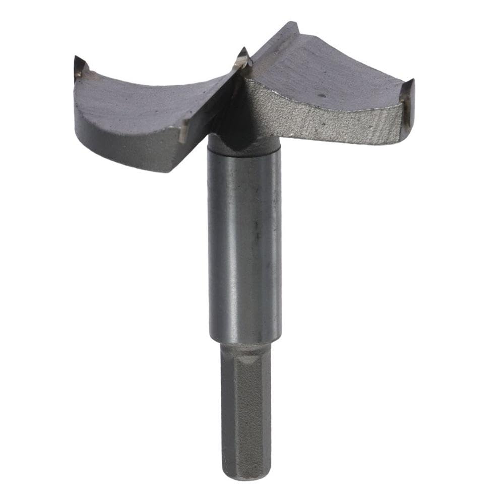 iuniq 65mm Forstner Drill Bit, Tungsten Carbide Tipped Wood Hole Saw Carbon Steel Woodworking Drilling Tool Auger Hinged Hole Opener for Wood Plastic Plywood