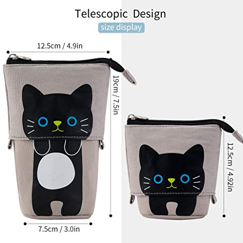 Easthill Big Capacity Pencil Pen Case Pouch Box Organizer Large Storage For Bullet Journal (Gray) #TOP3