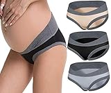 Design: V Form Niedrige Taille Design und Klassischer Crossover-Stil, um den Bauch zu Verhindern Viele Falten sind Geschnallt. Niedrig-Taille Design ist Unterhalb des Babybauchs, Bequem für wachsende Babybäuche und gut für das Babywachstum. Perfekt für Schwangerschaft und Postpartum Mutter zu Tragen