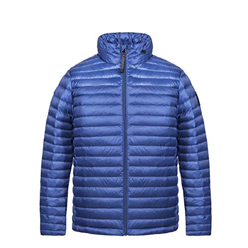 TIGER FORCE Lightweight Packable Puffer Jacket for Men Winter Coat with Hidden Hooded Quilted Jackets Cotton Padded Outerwear Autumn