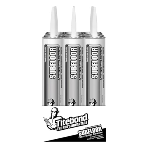 Titebond Contractor Grade Subfloor Adhesive 28 Oz. (12 Pack) – Professional Strength Construction...