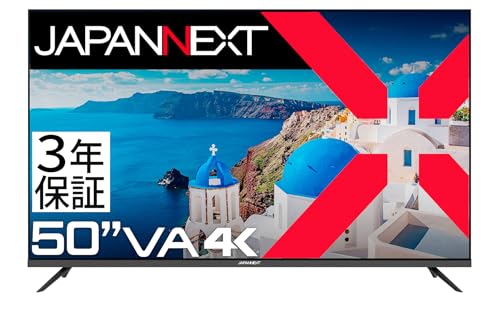 【美品】JAPANNEXT 50インチ VA　V500UHDR-U H JAPANNEXT 50インチ VAパネル搭載 大型4K液晶モニター JN