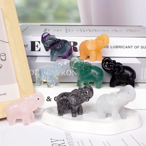 Figura Cristal Elefante Yooperlite 2 Pulgadas miniatura 4