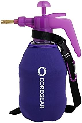 CoreGear (ULTRA COOL XL USA Misters 1.5 Liter Personal Pump Water Mister & Sprayer With Full Neoprene Jacket… (Purple)