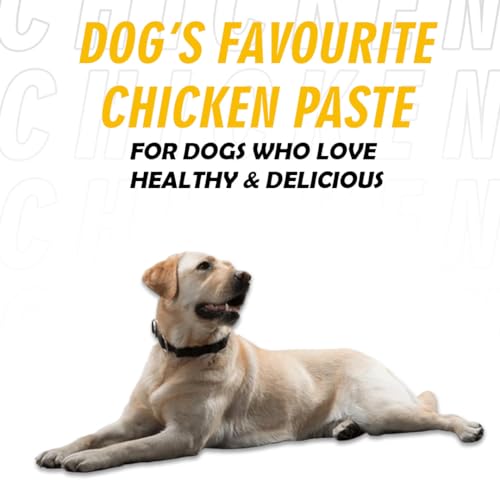 Image of Nootie Dog's Favorite Chicken Paste-(70g) Natural Ingredients, Easy to Digest, Enhances Dog Food Gravy for Dogs, Dog Chicken Paste, Wet Gravy for Dogs, Dog Food Topper (Pack of 24x70g)