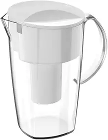 Ou Jarra Purificadora de Água 1L Branca Linha Clear Fresh