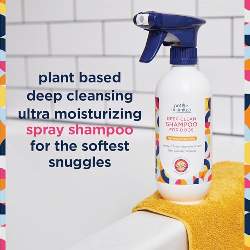Pet Life Unlimited Dog Shampoo and Conditioner Foaming 2-in-1 Spray - Plant-Based Vanilla Ginger Scented Pet Shampoo & Dog Conditioner Spray - Made in The USA - Two-Way Spray - 16 Ounce (Pack of 2) - Thumbnail 5
