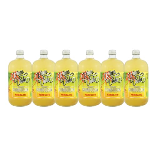 Té kombucha. Komvida. Kit sabor Mojito. 6 botellas de 750 ml. Envío en frío.
