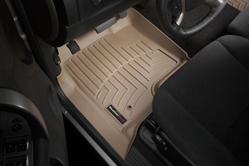 2007 - 2014 Chevrolet Suburban Front Set - WeatherTech Custom Floor Mats Liners - Tan