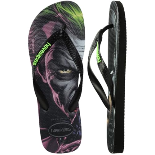 Chinelo Havaianas Masculino Batman Top Heróis DC (Preto, BR, Adulto, Faixa Numérico, M, 41, 42)