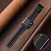 SUNFWR Leather Bands Compatible with Apple Watch Band 42mm(Series 3 2 1) 44mm 45mm 46mm 49mm for Men Women, Top Grain Genuine Leather Replacement Strap for iWatch Ultra 3 2 1, SE3 2 1, Series 11 10 9 8 7 6 5 4 3 2 1