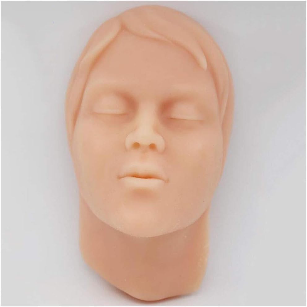 Modello di formazione dell'iniezione di silicone per infermieri e studenti di medicina, testa pratica realistica, forniture didattiche mediche