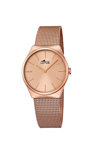 Montre femme Lotus Classic 18289/2 boîtier plat et bracelet léger