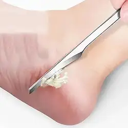 Kit profissional de pedicure – Pacote com 3 lixas para pés e removedores de calos de aço inoxidável – Raspador de pele morta para homens e mulheres – Ferramentas duráveis de cuidados com os pés para