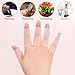 20 Pcs Gel Finger Sleeve Protectors, Silicone Finger Support Protectors Covers Cushions and Protect Fingers Cots Sleeves Relief for Fingers Cracking Corns Blisters and Calluses Protect