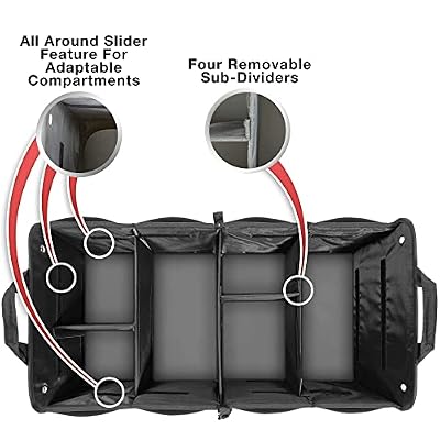 TRUNKCRATEPRO Save 15 per cent off bundle one regular and one Extra Large trunk organizer together