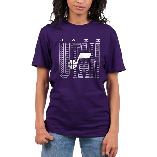 Junk Food NBA - Utah Jazz - City Mesh - Officially Licensed Adult Short Sleeve Fan Tee for Men and Women Purple by Junk Food - Used condition - Image 2