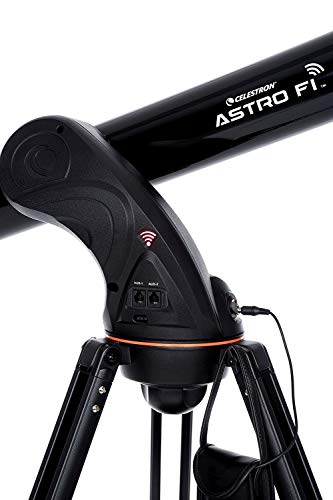 41nkowtWSmL Celestron Astro Fi 90 Wi-Fi Refractor Wireless Refracting Telescope, Black (22201) - Image 6