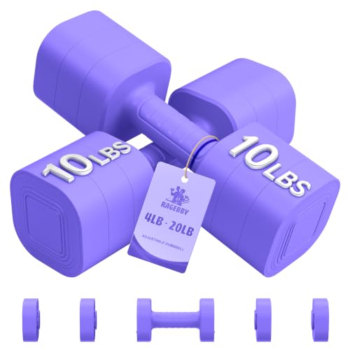 Image of Ragebby Adjustable Dumbbell Set of 2, Weights for Men and Women at Home