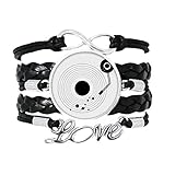 Tamaño: esta elegante pulsera es ajustable entre 17,5 cm y 22,5 cm para adaptarse a muchos tamaños de muñeca. El ancho es de 2,5 cm.