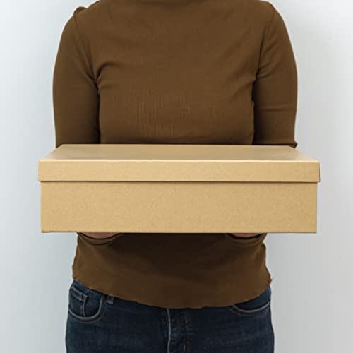 Kraft Paper Storage Boxes With Lids For Documents - Set Of 3 Keepsake Boxes: Decorative Cardboard Photo Storage Containers, Memory Boxes For Keepsakes, Stackable Archival Storage Cartons By Soul&Lane #TOP3