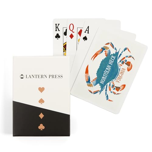 Baraja de poker Northern Neck Virginia cangrejo azul 52 cartas