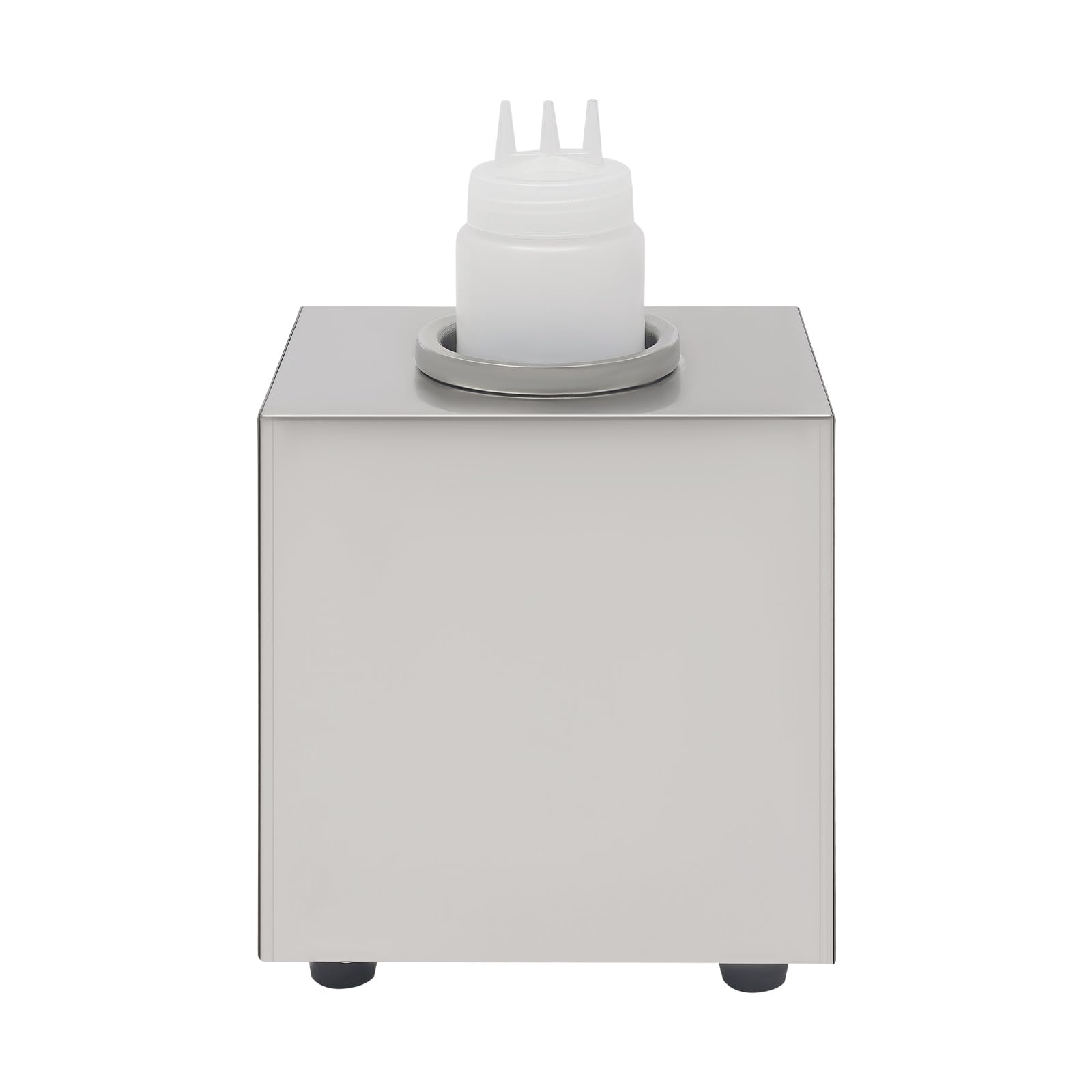 Chauffe-sauce électrique 100W en acier inoxydable, chauffe-fromage pour sauces, fromage, chocolat, chauffe-sauce avec bouteille de 680 ml à pression, réglable de 30°C à 85°C