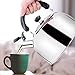 Tea Kettle for Entire Family Stovetop Whistling Tea Pot, Stainless Steel Tea Kettles Tea Pots for Stove Top, 4.3QT(4-Liter) Large Capacity with Capsule Base by ECPURCHASE¡­