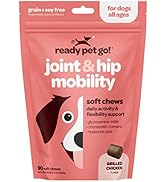 Ready Pet Go! Dog Hip and Joint Supplement | Joint and Hip Mobility Soft Chews Dog Arthritis Supp...