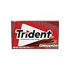 Trident Sugar Free Chewing Gum 4 Pack. Original Flavor (1 Count), Spearmint (1 Count), Tropical Twist (1 Count), and Cinnimon (1 Count).