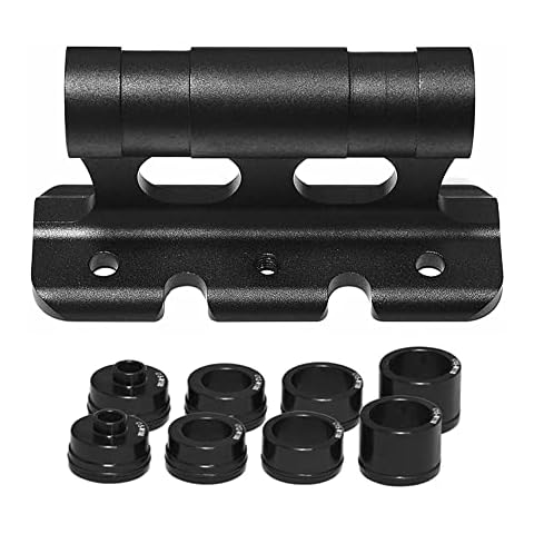 JINGRU Bicycle Fork Mount, Bike Fork Mount Quick Release Thru Axle Carriers Front Fork Block Car Roof Rack Carriers for 5x100mm 12x100mm 15x100mm 15x110mm, Black Cover