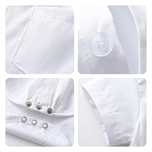 Image of Volunboy Baby Boy Formal Short Set Toddler Summer Gentleman Outfit Kid Short Sleeve Bowtie Shirt Suspender Shorts Suit